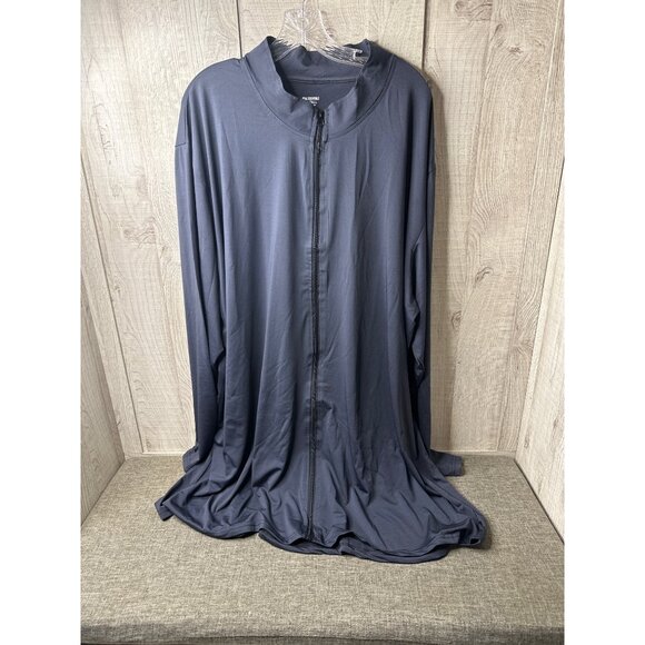 Men Size 4XL Tall Full Zip Lightweight Jackets Set Of 3 Real Essentials - Picture 2 of 10